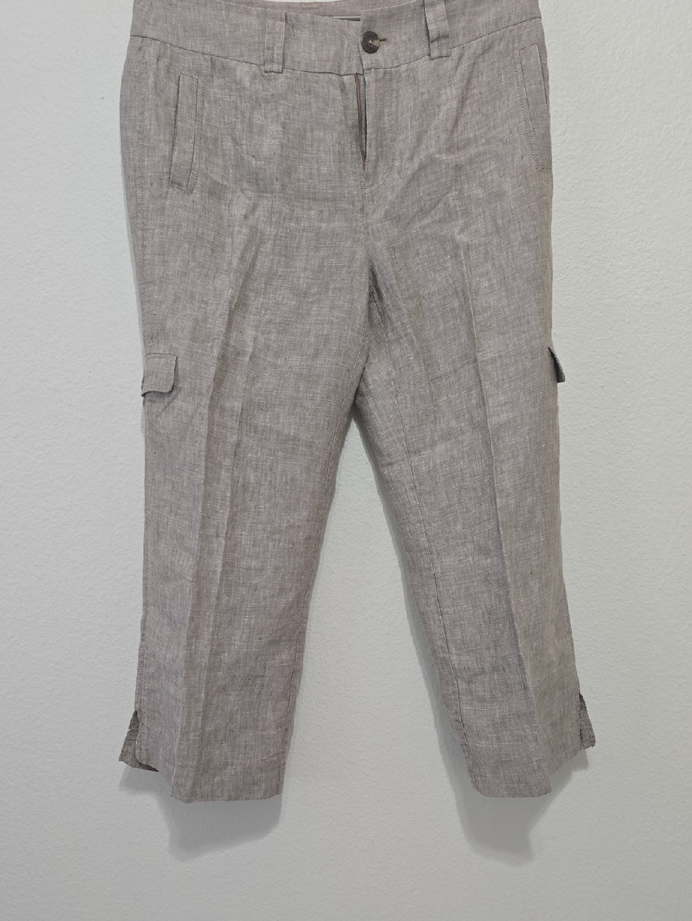 DB LIFE  LINEN Cargo Capris - Lightweight Casual Utility Pants